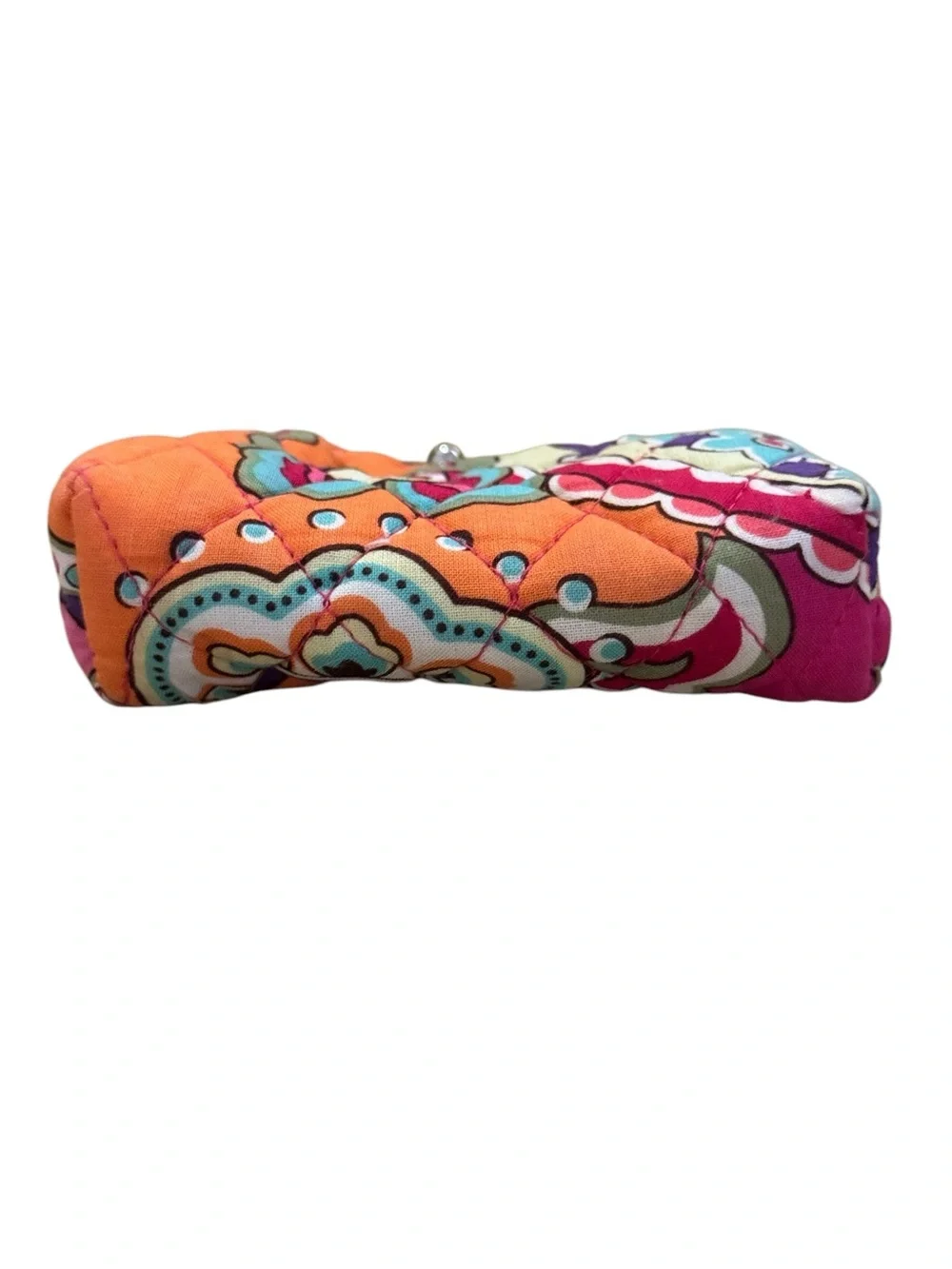 Vera Bradley Kisslock Coin Pouch in Pink Swirls Pattern RETIRED